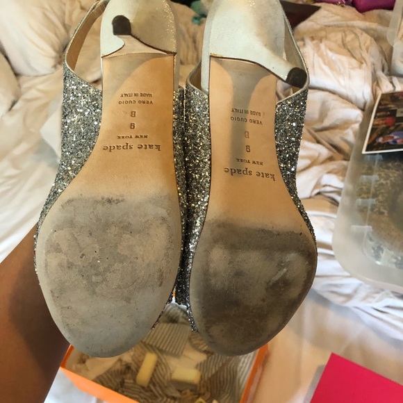 Kate Spade glitter heels - Picture 3 of 5